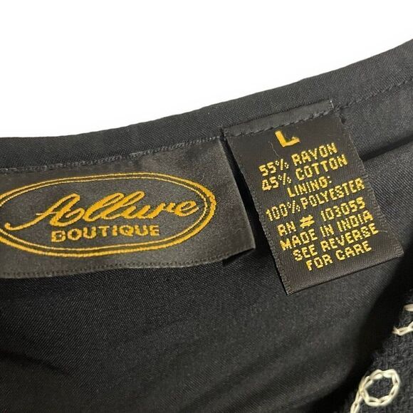 Allure Boutique Button Front Jacket Women's L Multicolor Animal Print Colorblock - Picture 10 of 12